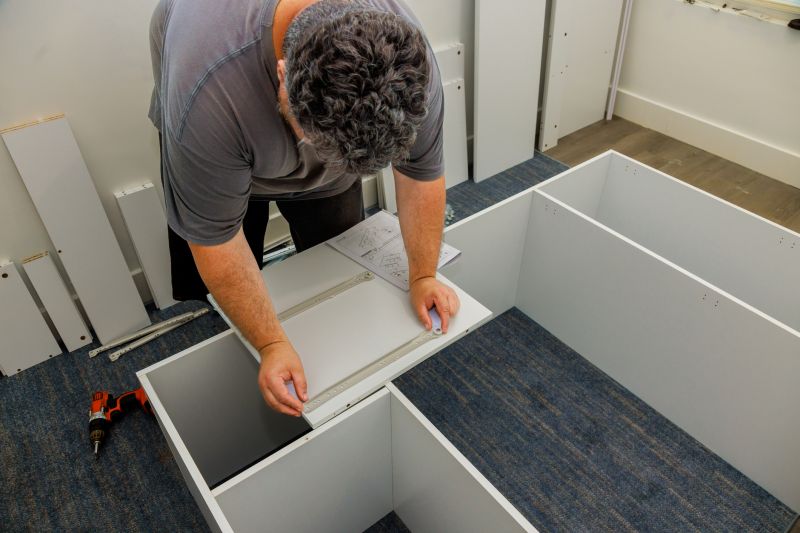 Pine Cabinets Installation