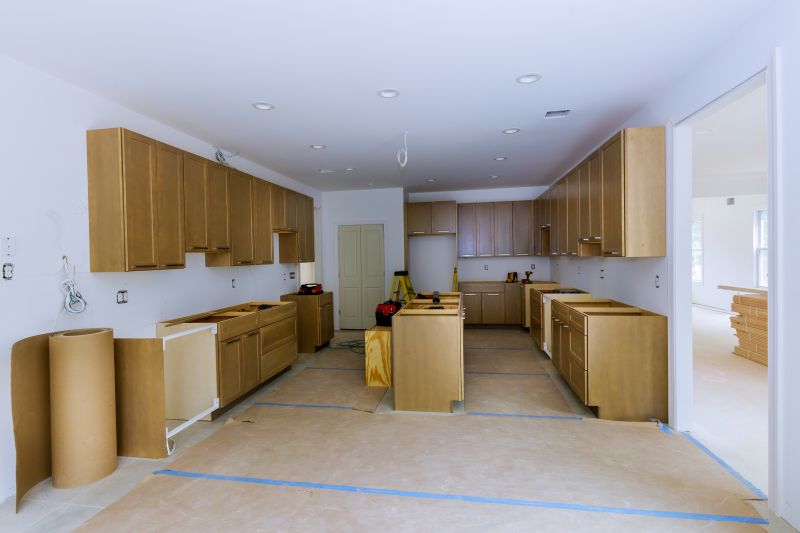 Pine Cabinets Installation