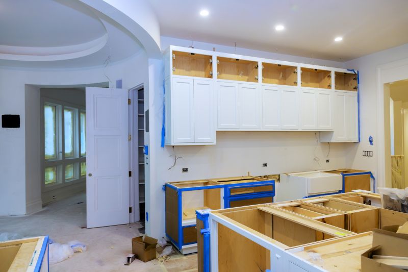 Pine Cabinets Installation